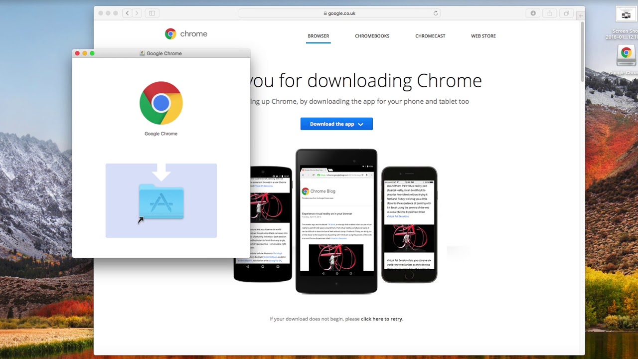 google chrome for mac sierra